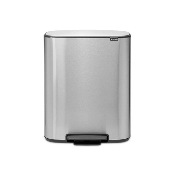 STEIN HGS Bo Treteimer, edelstahl, matt fpp, 2 x 30 Liter, 83980.0005