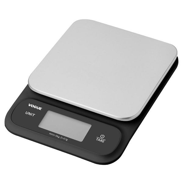 Vogue Wasserdichte elektrische Waage 3 kg, Kapazität: 3 kg, Teilung: 0,1 g, Batterie- oder Netzbetrieb, HZ327