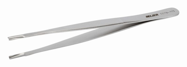 Belzer Bestückungspinzette, Edelstahl, Bauteile bis Ø 2 mm 115 mm, 5579-115