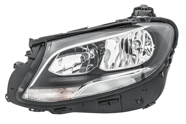 HELLA Halogen-Hauptscheinwerfer, für u.a. Mercedes-Benz E-Class (W213), für Rechtsverkehr, links, 1EG 012 076-051