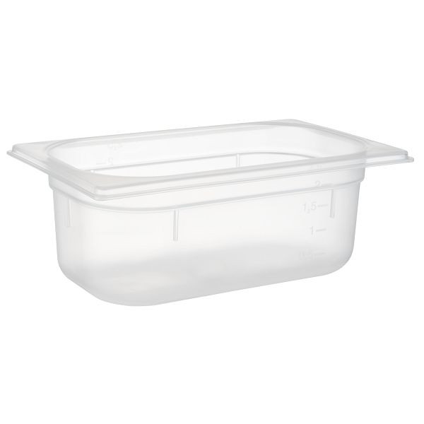 APS GN 1/4 Behälter, 26,5 x 16,2 cm, Tiefe: 100 mm, Polypropylen, 2,5 Liter, 82130