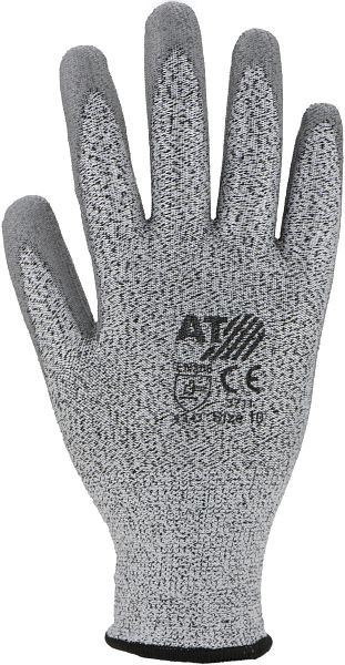ASATEX Schnittschutzhandschuh Stufe 3, PU-Beschichtung, Farbe: grau, VE: 100 Paar Größe: 11, 3711-11