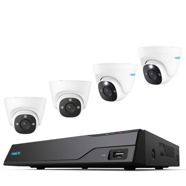 REOLINK NVS8-8MD4 8 MP 8-Kanal PoE-Komplettsystem für Videoüberwachung mit Nachtsicht in Farbe, inklusive 2 TB Festplatte, rl8md4