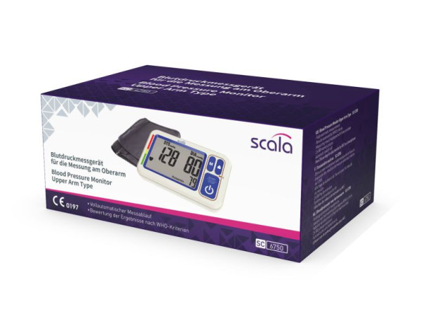 Scala SC 6750 Oberarm-Blutdruckmessgerät NFC, 06750