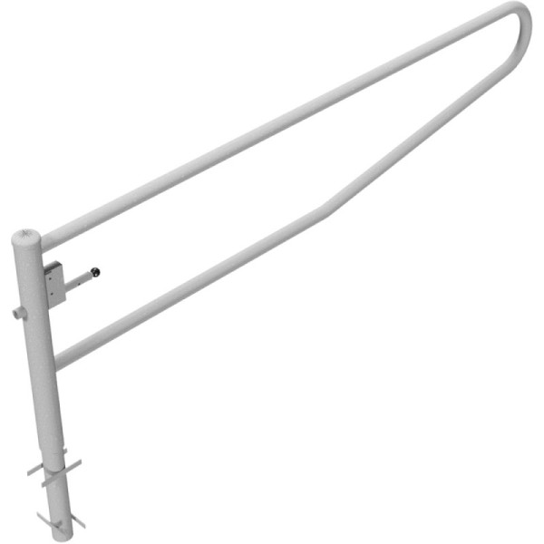 Stein HGS Drehbare Gatterschranke 360°, 3000 mm / ohne Farbe, Profilzylinderschloss verschiedenschließend, zum Einbetonieren, 413.301z