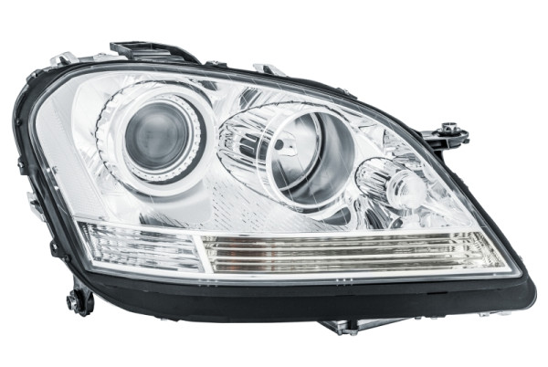 HELLA Halogen/Bi-Xenon/FF-Hauptscheinwerfer, für u.a. Mercedes-Benz M-Class (W164), CCC/ECE, für Rechtsverkehr, rechts, 1ZS 263 036-321