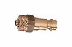 Riegler Nippel NW 5, Messing blank, für Schlauch, 107154