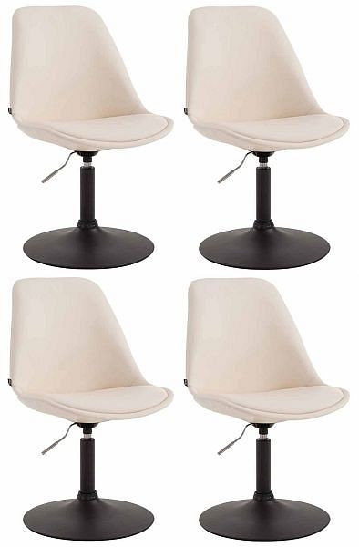 CLP Esszimmerstuhl Maverick B Kunstleder, creme, VE: 4 Stück, 320210