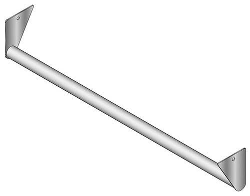 Bedrunka+Hirth Garderobenstange für Kubik, 618 mm Breite, 86.7200