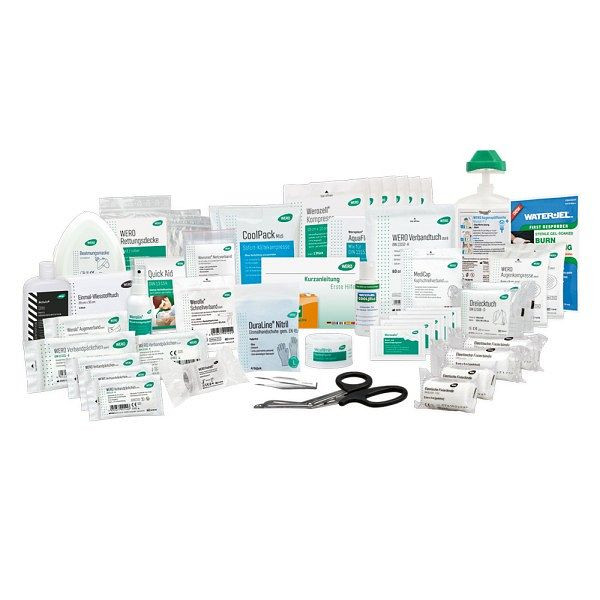 WERO Füllung Erste Hilfe Koffer Verwaltung / Office inklusive DIN 13157, 221312