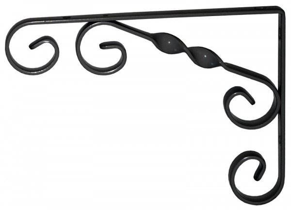 Element System DEKOKONSOLE JUTTA, 130x130 mm, SCHWARZ, VE: 10 Stück, 10904-00008