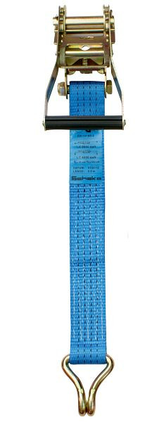 Schake Zurrgurt 2-teilig mit Ratsche Gurtbreite: 25,00 mm, Zugkraft/ daN: 250 / 500, Länge: 4,00 m, 50252-4