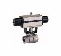 Riegler Edelstahlkugelhahn, Antrieb einfachwirkend, federschließend, 103590