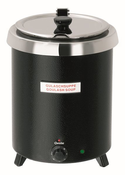 Bartscher Suppentopf Club, 8,5 l, schwarz, 100067, 4015613442587