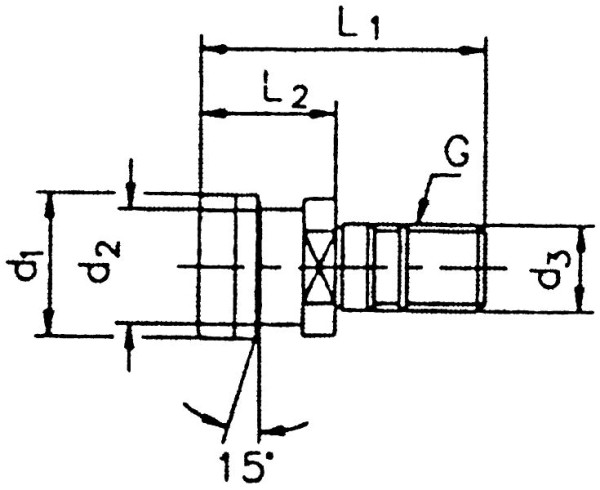 MACK Anzugsbolzen OTT, ohne Innengewinde, ohne Bohrung, SK 50, M24, 13-9883-50