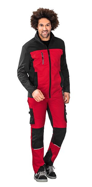 Planam Norit Herren Hybridjacke, rot/schwarz, Größe 27, 6507027