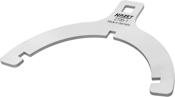 Hazet Kartuschenschlüssel, 1/2 Zoll (12,5 mm) Vierkant, Rillenprofil, 192 mm, 2195-1