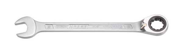 Hazet Knarren Ring-Maulschlüssel, Außen-Doppel-Sechskant-Tractionsprofil, 30 mm, 606-30