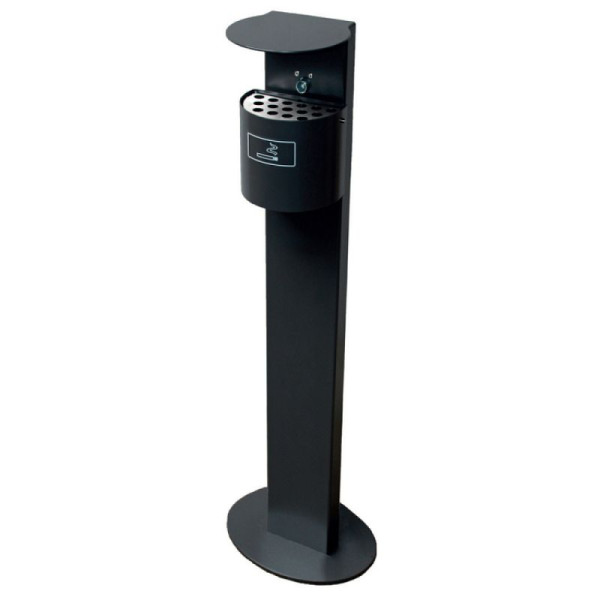 Stein HGS Standascher -State Lansing-, eckig/185 mm, ohne Dach, DB 703 anthrazit-eisenglimmer, 33707-23