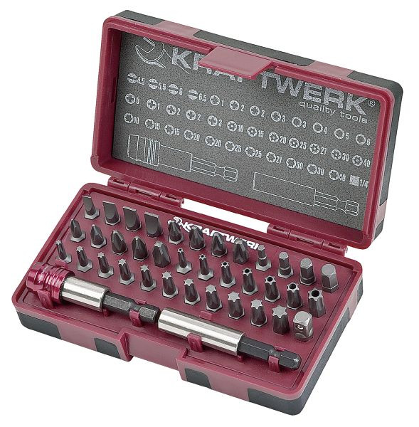 Kraftwerk ERGOKRAFT-Bit-Box 1/4", 38-teilig, 3795, 7612206083287