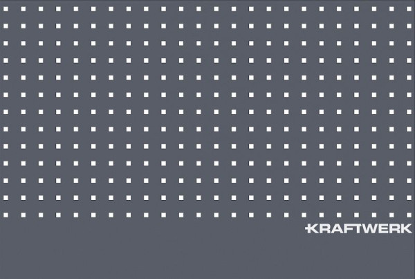 Kraftwerk Gelochte Rückwand für Werkstattwagen BT900 600mm, 191.509.003