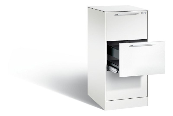 C+P Hängeregistraturschrank Asisto, H1010xB440xT600mm, Farbe: Verkehrsweiß, Bügelgriff, 146245-311 S10101