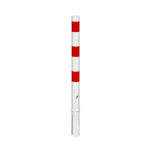 STEIN HGS Absperrpfosten SPU 764, natur, ohne Profilzylinder, abschließbar über Dreikant nach DIN 3223, ohne Öse, ohne Öse, 78199.0004