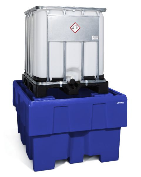 DENIOS Auffangwanne aus Polyethylen (PE) für 1 IBC à 1000 Liter, 328321