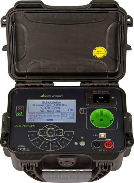 Gossen Metrawatt Prüfgerät für Prüfungen nach DIN VDE 0701-0702, M711A