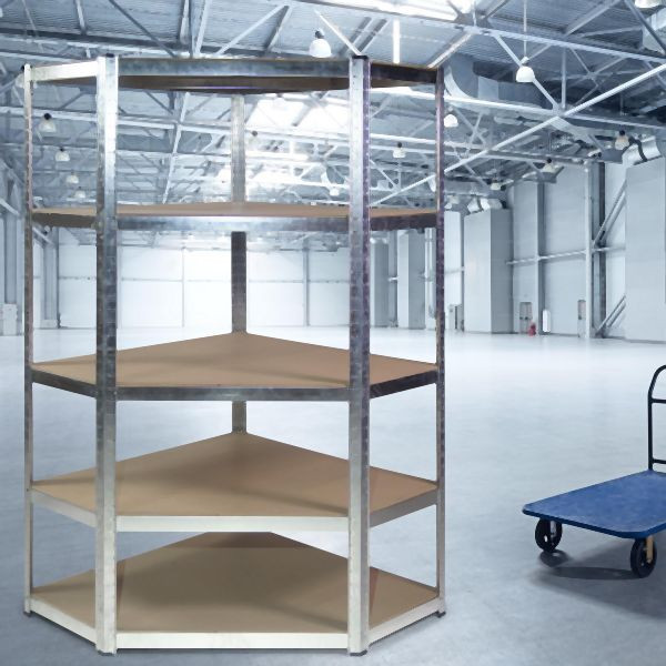 Metra Eckregal, Schwerlastregal, MDF Boden, 10802, 4250417708020