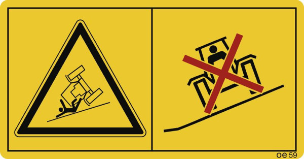 Moedel Hanglagen vermeiden, auf denen der Traktor...mit Dach, Folie, 116x60 mm, VE: 2 Stück/Bogen, 69905