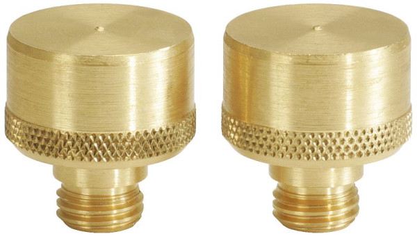 KS Tools Messing Eintreiber-Aufsatz-Satz, 2-teilig, Durchmesser 12mm, 156.0458