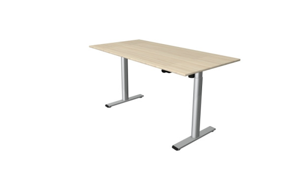 Kerkmann Steh-/Sitztisch Move 1 base 1600 X 800 elektrisch höhenverstellbar von 730-1230 mm, Ahorn, 10300650