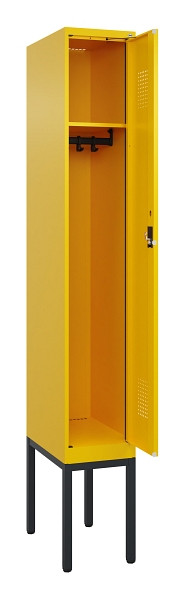 C+P Spind Evolo PLUS, Gestell, 1 Abteile, 2120x300x500mm, 1023/1023, Verschluss Zylinderschloss, Ablageböden 1, 0490307-10 S10049