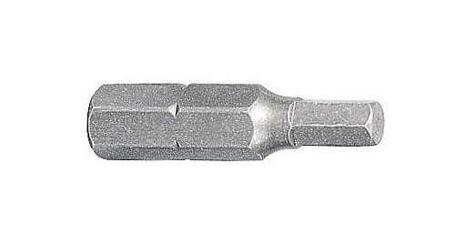Kraftwerk 1/4" Bit für Innensechskant-Schrauben 25mm 3mm, VE: 10 Stück, 2741-10