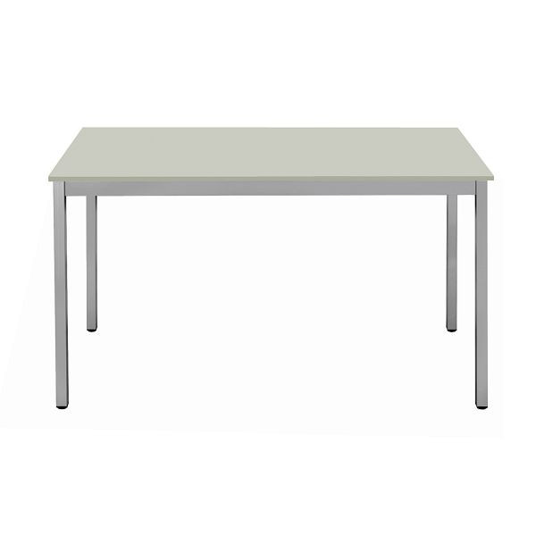 Bisley Mehrzwecktisch, Breite 1800 mm, Tiefe 800 mm, 19mm Tischstärke, 399 chrom x G grau, MT1808G399