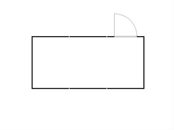 FLADAFI Materialcontainer-Kombination, IC Pro 1360, isoliert, Holzfußboden, mit Einflügeltür auf der 6 m Seite, F2223300104-F911