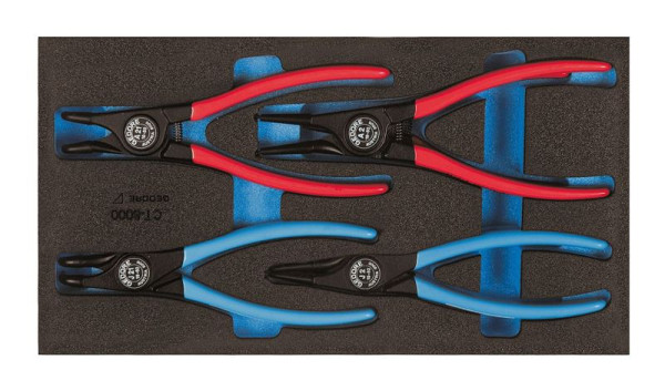 GEDORE CT-Einlage mit Sortiment, Montagezangensatz, 2309181