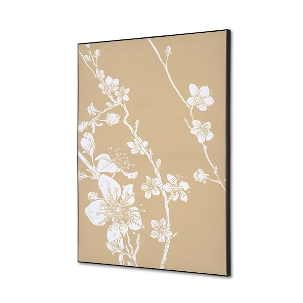 Showdown Displays Spannstoff Wanddekoration SET A2 Japanische Kirschblüte Beige, TFR22WA2-SET-I6