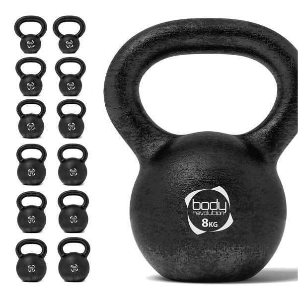 Monster Kettlebell aus Gusseisen 8 kg, 30053, 0799872166548