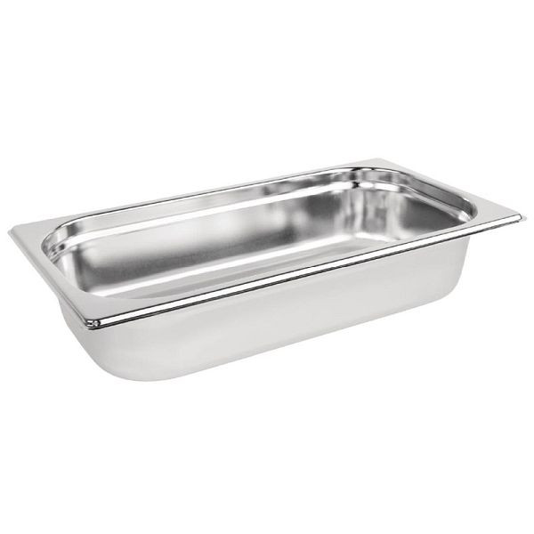 Vogue GN-Behälter Edelstahl 6,5cm GN1/3, für Kühlschränke, K929