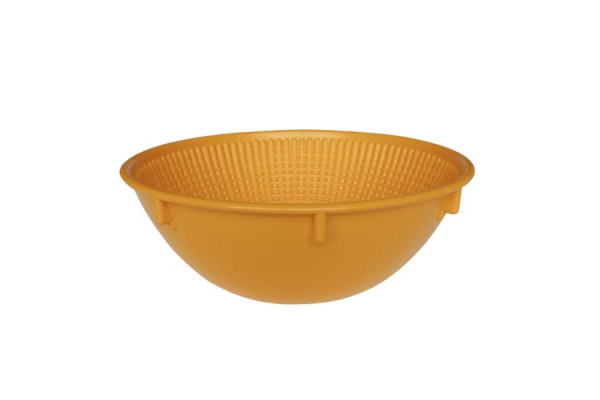 Schneider Brotform 1000 Gramm rund, Polyethylen, Farbe orange, 201010