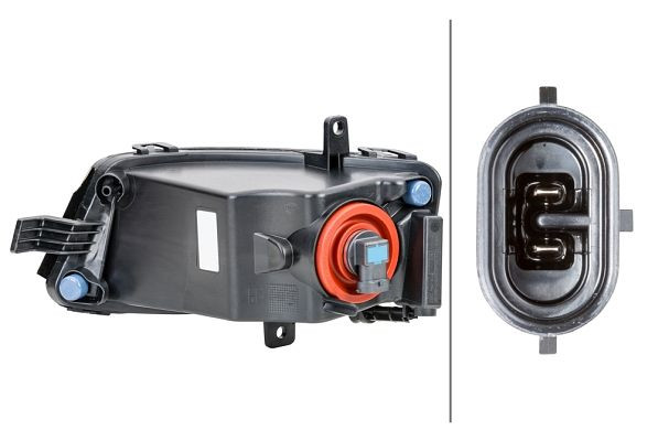 HELLA Glühlampe-Nebelscheinwerfer, für u.a. VW Golf VII (5G1, BQ1, BE1, BE2), ECE/SAE, rechts, mit Abbiegelicht, 1ND 011 223-141