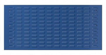 ADB Schlitzplatte, waagerechte Kiemenschlitzung, L987xB456mm, Farbe blau, RAL 5012, 23271