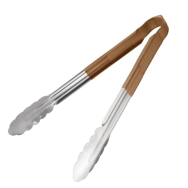 Vogue Servierzange mit Farbkodierung braun, CB158, 5050984196614