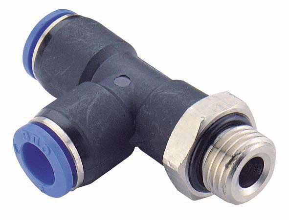 timmer B-LEd-8-3/8-KU, L-Einschraubverschraubung zylindrisch, mit O-Ring-Abdichtung, Schlauch-Ø: 8 mm, Gewinde: 3/8", VE: 10 Stück, 03180055