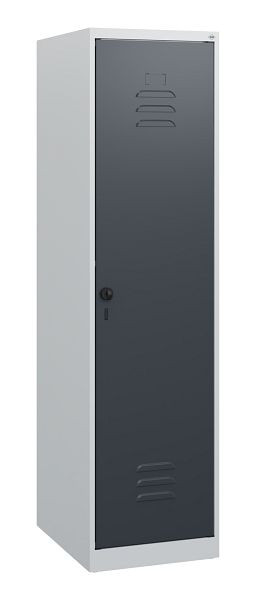 C+P Umkleidespind Classic PLUS, 1530x400x500mm, 7035/7016, Drehriegel, 0800005-12 S10019