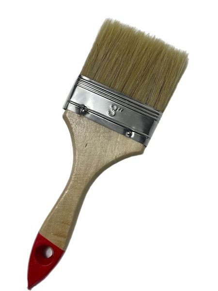 VaGo-Tools Lackierpinsel Lasuren Maler Pinsel Flachpinsel Chinaborste 75mm, VE: 12 Stück, 190-030-12_vx