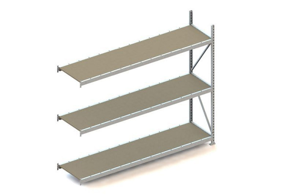 Meta MINI-RACK AR 2200x2600x650 mm, verzinkt, mit Spanplatten, Bodenanzahl: 3, 20051261