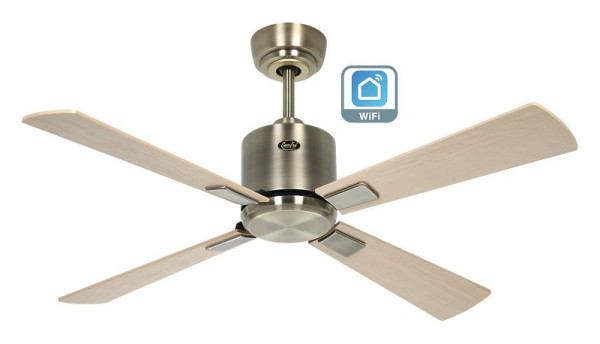 CasaFan Deckenventilator Eco Neo III 103 Messing antik-Ahorn/Buche WiFi, 944121W